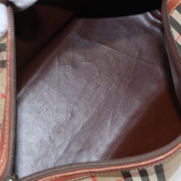 Burberry Nova Check Beige Canvas Handbag (Pre-Owned) - Picture 8 of 16